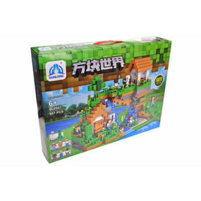 Конструктор "MINECRAFT" Будиночок на дереві 957 деталей QL0507