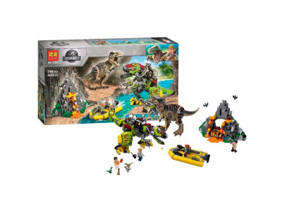 Конструктор "JURASSIC WORLD" "Бій тиранозавра та робота-динозавра" 740детал 11337 Конструктор "JURASSIC WORLD" "Бій тиранозавра та робота-динозавра" 740детал 11337