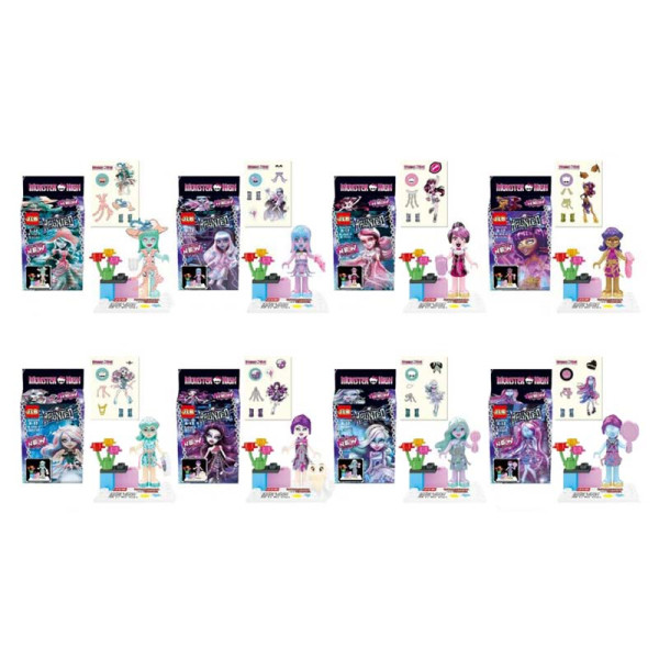Конструктор "Monster High" 8 видів 1010-1-8 Конструктор "Monster High" 8 видів 1010-1-8