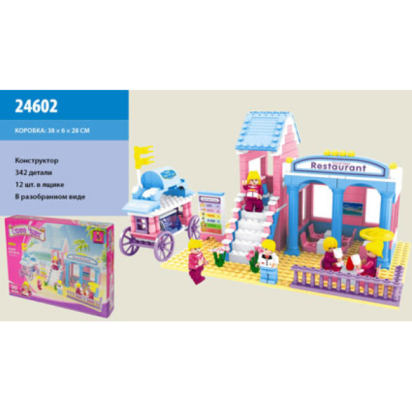 Конструктор "Країна чудес" ресторан 342дет.кор. 24602 Конструктор "Країна чудес" ресторан 342дет.кор. 24602