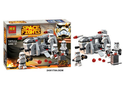 Конструктор BELA SPACE FIGHTS Транспорт імперських військ" 141 деталь 10365