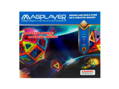 Дитячий конструктор MagPlayer 45 од. (МРА-45) МРА-45 (200328)
