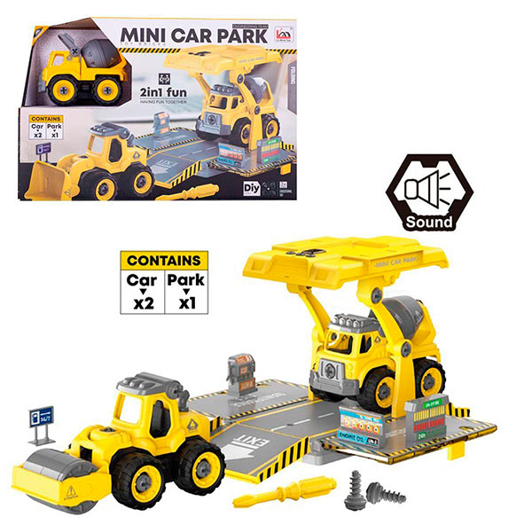 Конструктор DIY Spatial Creativity Набір муз. Бетон-ач і Каток LM9018-2A LM9018-2A