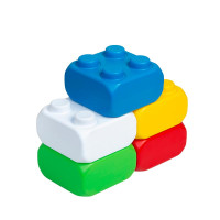 Конструктор Бамсик Mega Brick Bamsic №1 4 кнопки 5 штук 115/24