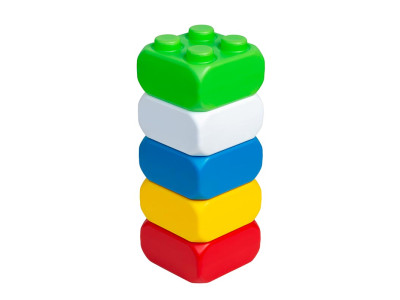 Конструктор Бамсик Mega Brick Bamsic №1 4 кнопки 5 штук 115/24