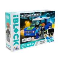 Конструктор Kids hits IBLOCK JUNIOR Поліція 161 деталей KH17/001/2