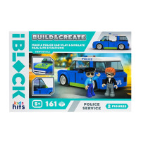 Конструктор Kids hits IBLOCK JUNIOR Поліція 161 деталей KH17/001/2