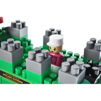 Конструктор qbee "Block&Steps: Залізничний Експрес" 136 деталей блочний QB300-202