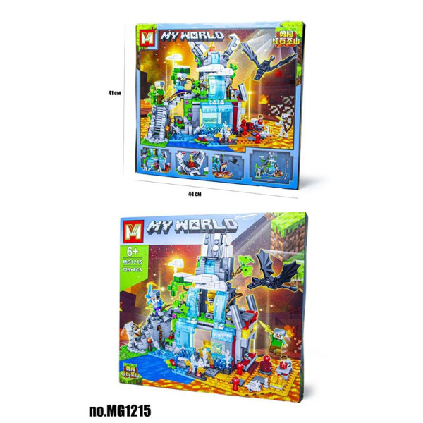 Конструктор My World 725 деталей MG1215