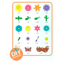 Конструктор - квіти 224 деталей CJ-2024 Конструктор - квіти 224 деталей CJ-2024