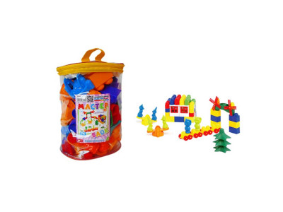 Дитячий конструктор "Майстер" (74 деталі) 1-026