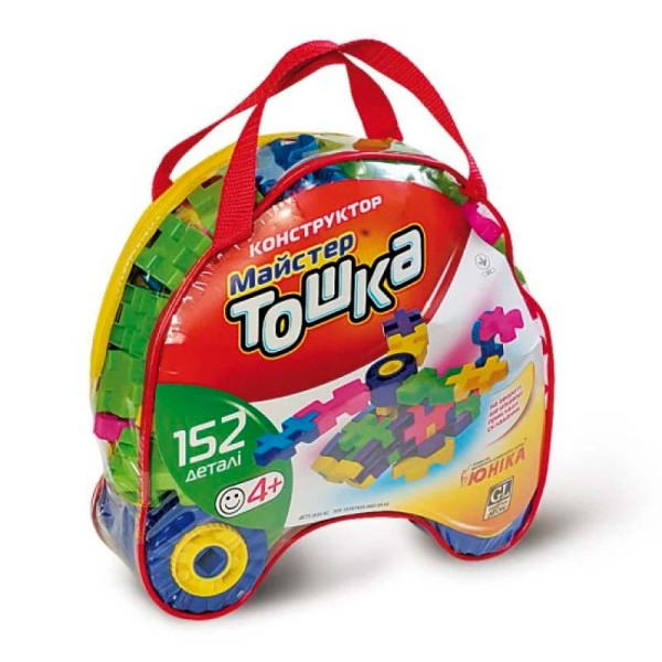 Конструктор "Майстер "ТОШКА" (152 дет.) 4820147280020 Юника 80020