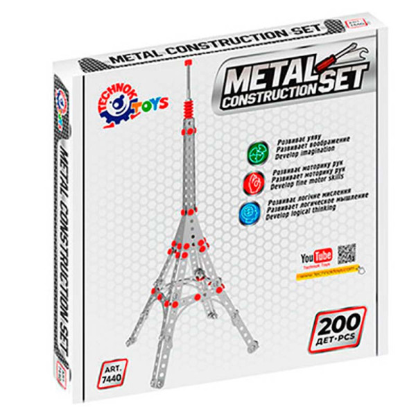 Іграшка "Конструктор металевий ТехноК».арт.7440(10) 7440