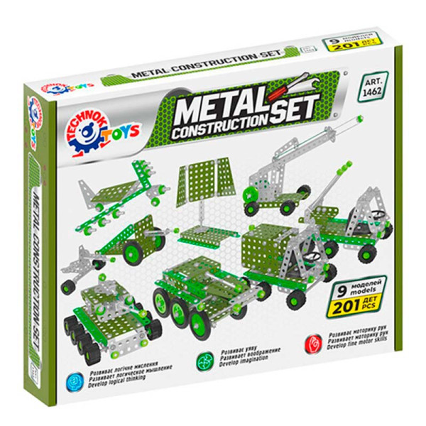Конструктор ТехноК "Військова техніка" металевий 1462 Конструктор ТехноК "Військова техніка" металевий 1462