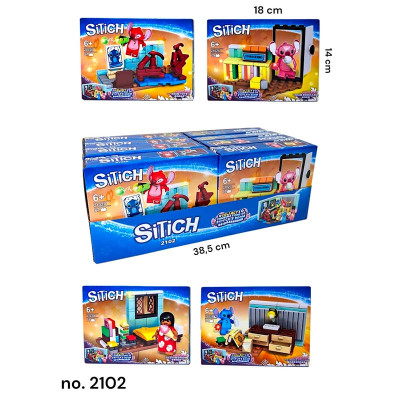 Конструктор Стіч блоковий 2102 Конструктор Стіч блоковий 2102