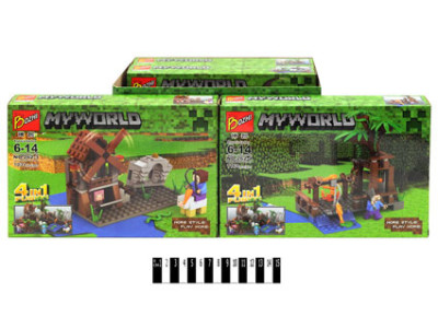 Конструктор MINECRAFT 262#1-4