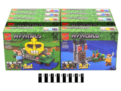 Конструктор MINECRAFT 267#1-4