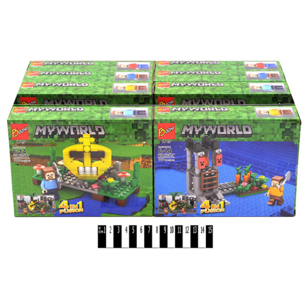 Конструктор MINECRAFT 267#1-4 Конструктор MINECRAFT 267#1-4