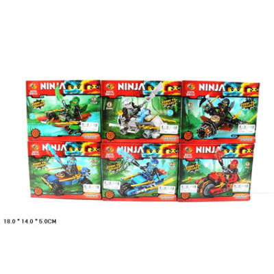 Конструктор NINJA 6 видів 5372