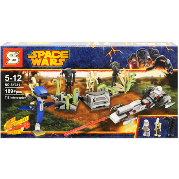 Конструктор "STAR WARS" 189 елементів SY311 Конструктор "STAR WARS" 189 елементів SY311