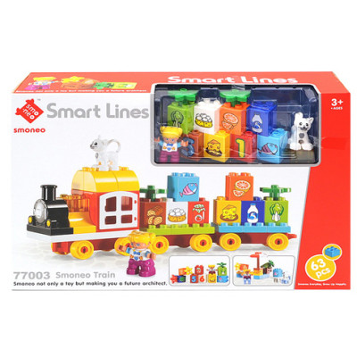 Конструктор із великими деталями "SMART LINES" 63 елементи 77003