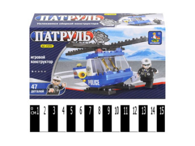 "Brick" "Серія поліцейський машин-вертоліт" р.165х95х45 см 23202