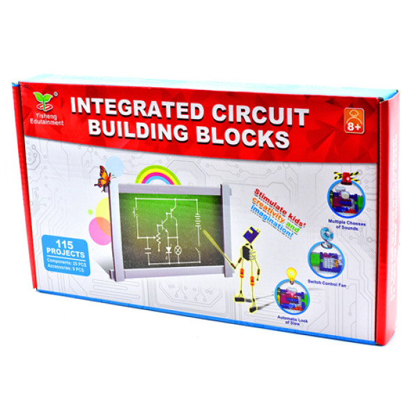 Електронний конструктор (115 схем) світло звук YS2961 Електронний конструктор (115 схем) світло звук YS2961