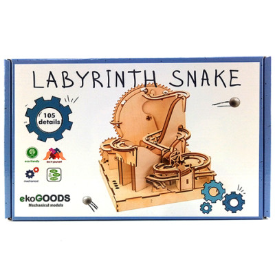 Конструктор-модель Лабіринт кулька ..Змійка... ekoGOODS19872000