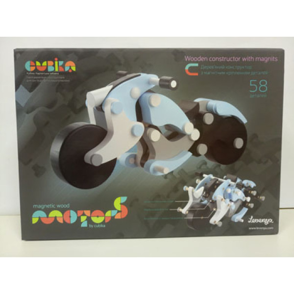 Дерев'яний Мотоцикл Чоппен "LM-5" ТМ CUBIKA 11674 Дерев'яний Мотоцикл Чоппен "LM-5" ТМ CUBIKA 11674