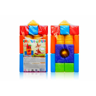 Дитячий конструктор блоковий (15 деталей) 1-070