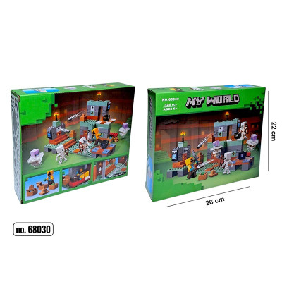 Конструктор блоковий My World пластиковий 68030