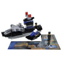 Конструктор qbee "Block&Steps: Морська Місія" 124 деталей блочний QB300-205