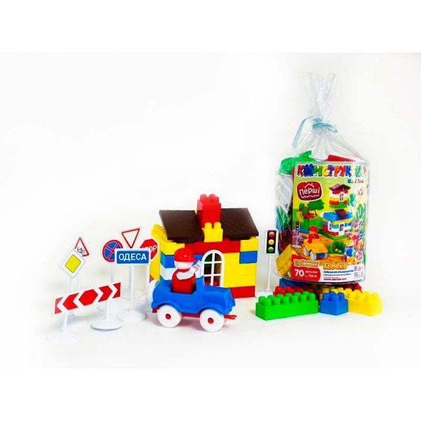 Конструктор №1 70 деталей Бамсик 115/8