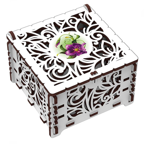 Конструктор Mr.Playwood Скринька "Чарівна квітка" механічна дерев'яна 10801 Конструктор Mr.Playwood Скринька "Чарівна квітка" механічна дерев'яна 10801