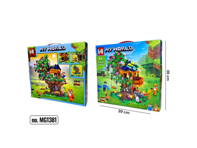 Конструктор блоковий My World пластиковий MG1381