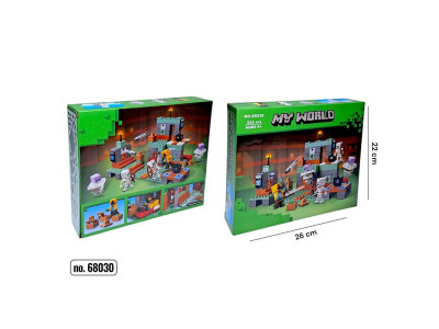 Конструктор блоковий My World пластиковий 68030