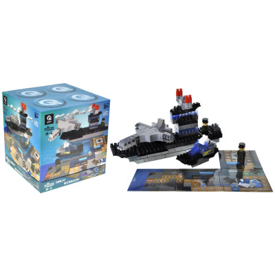 Конструктор qbee "Block&Steps: Морська Місія" 124 деталей блочний QB300-205
