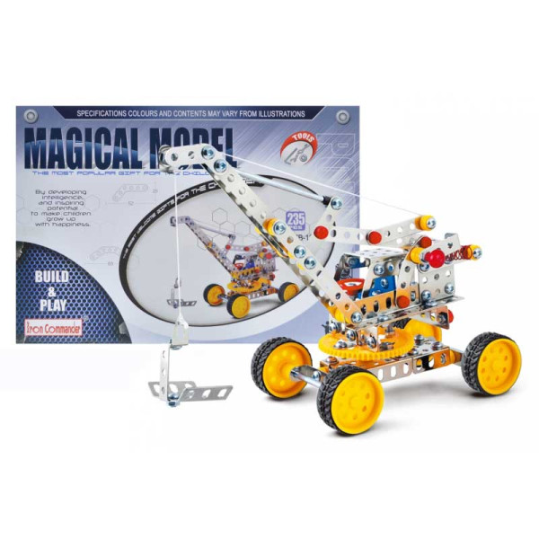 Конструктор металевий "Кран" 235дет. р.345*24*45см. 816B-128