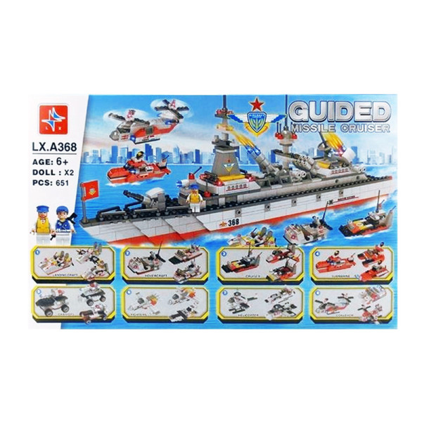 Конструктор 651 подітий. у коробці LX.A368 Конструктор 651 подітий. у коробці LX.A368