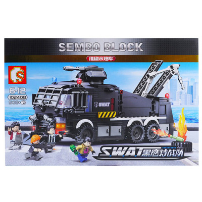 Конструктор SEMBO SWAT "База на колесах" 503 елементи 102408