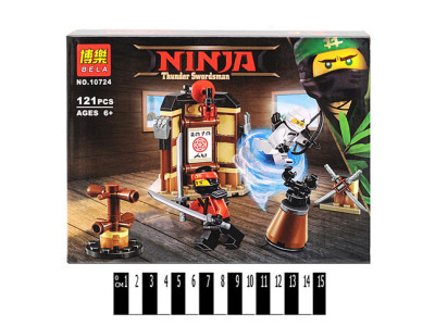 Конструктор NINJA MOVIE (121 деталь) 10724 Конструктор NINJA MOVIE (121 деталь) 10724