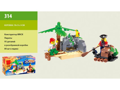 Конструктор На острівці Brick 314