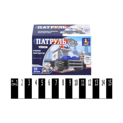 Конструктор Brick Серія поліцейських машин 23101 Конструктор Brick Серія поліцейських машин 23101