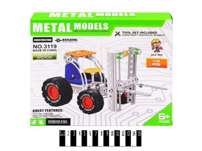 Конструктор металевий Навантажувач 112 деталей 3119 Конструктор металевий Навантажувач 112 деталей 3119