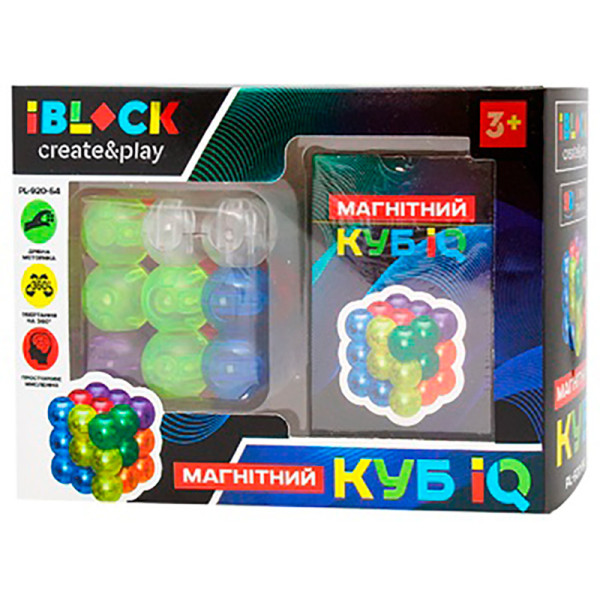 Іграшка Магічний Кубик магнітний арт. PL-920-54 у коробці 13*175*65 см PL-920-54