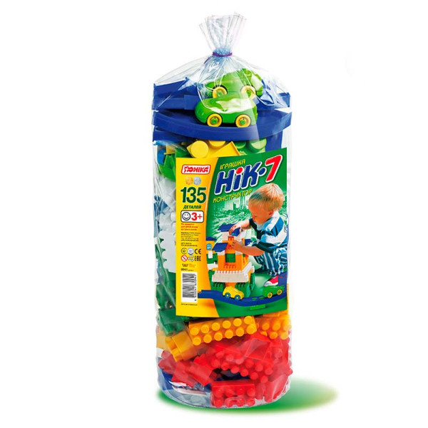 Конструктор НІК-7 (135 деталей) Юника 70941 Конструктор НІК-7 (135 деталей) Юника 70941