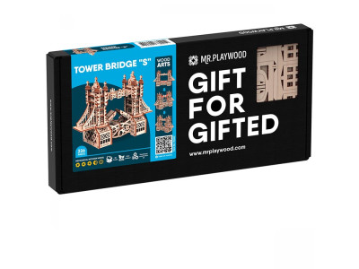 Конструктор Mr.Playwood Тауерський міст S механічний деревяний 10402