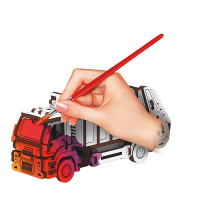 Конструктор Mr.Playwood Сміттєвоз механічний дерев'яний 10802