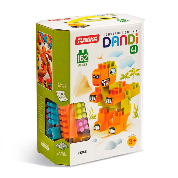 Конструктор блоковий Денді 4 162 елементи Юніка Юника 71368