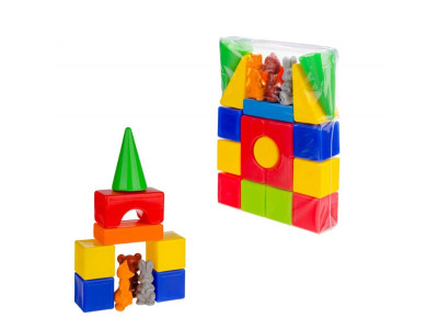 Конструктор Colorplast Теремок №1 20 деталей ПВХ 1-064